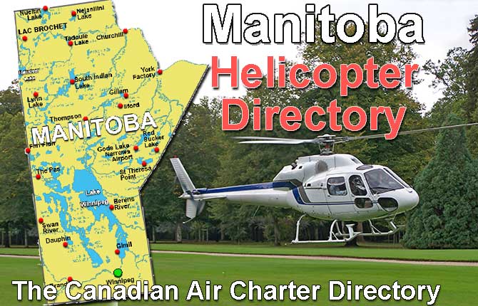 Manitoba helicopter charter directory banner