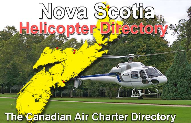 Nova Scotia helicopter charter directory banner