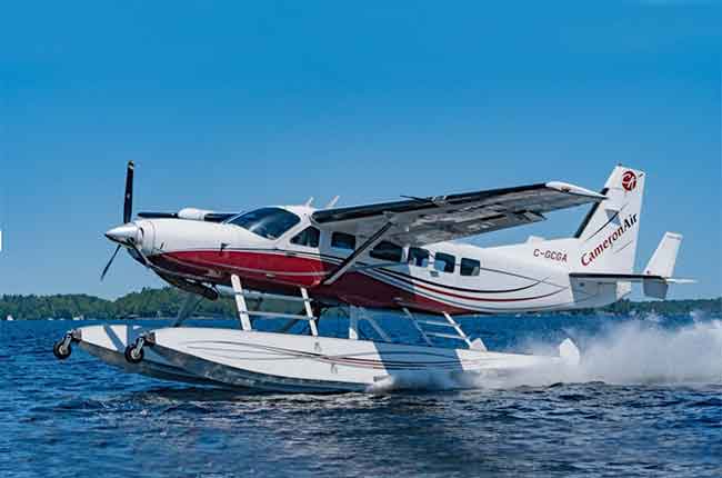 Cameron Air Service float and wheel charter aircraft at Billy Bishop Airport Toronto