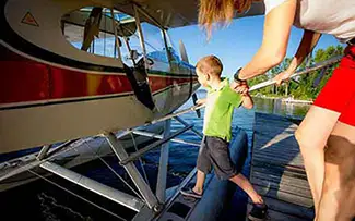 Elmhirst Vacation Air float plane charter service in Keene, Ontario