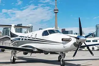 Cameron Air Service float and wheel charter flights from Toronto Billy Bishop Airport