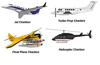 Canadian Air Charter Directory charter aircraft types