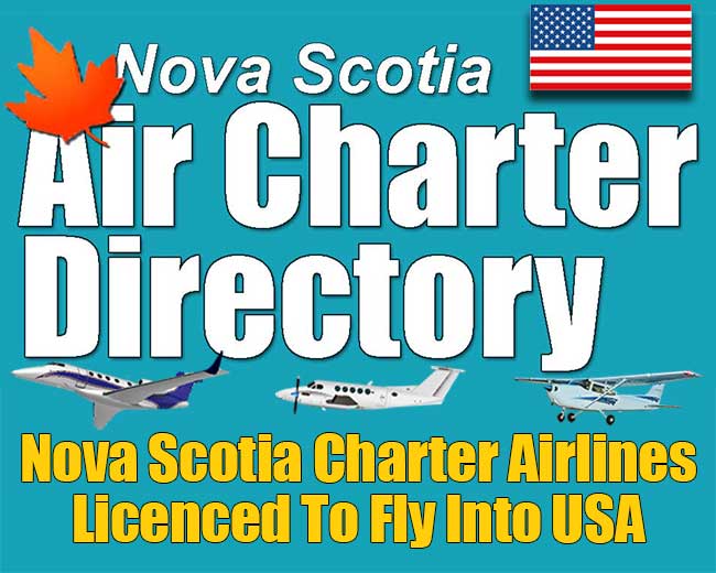 Nova Scotia charter flights to the USA banner